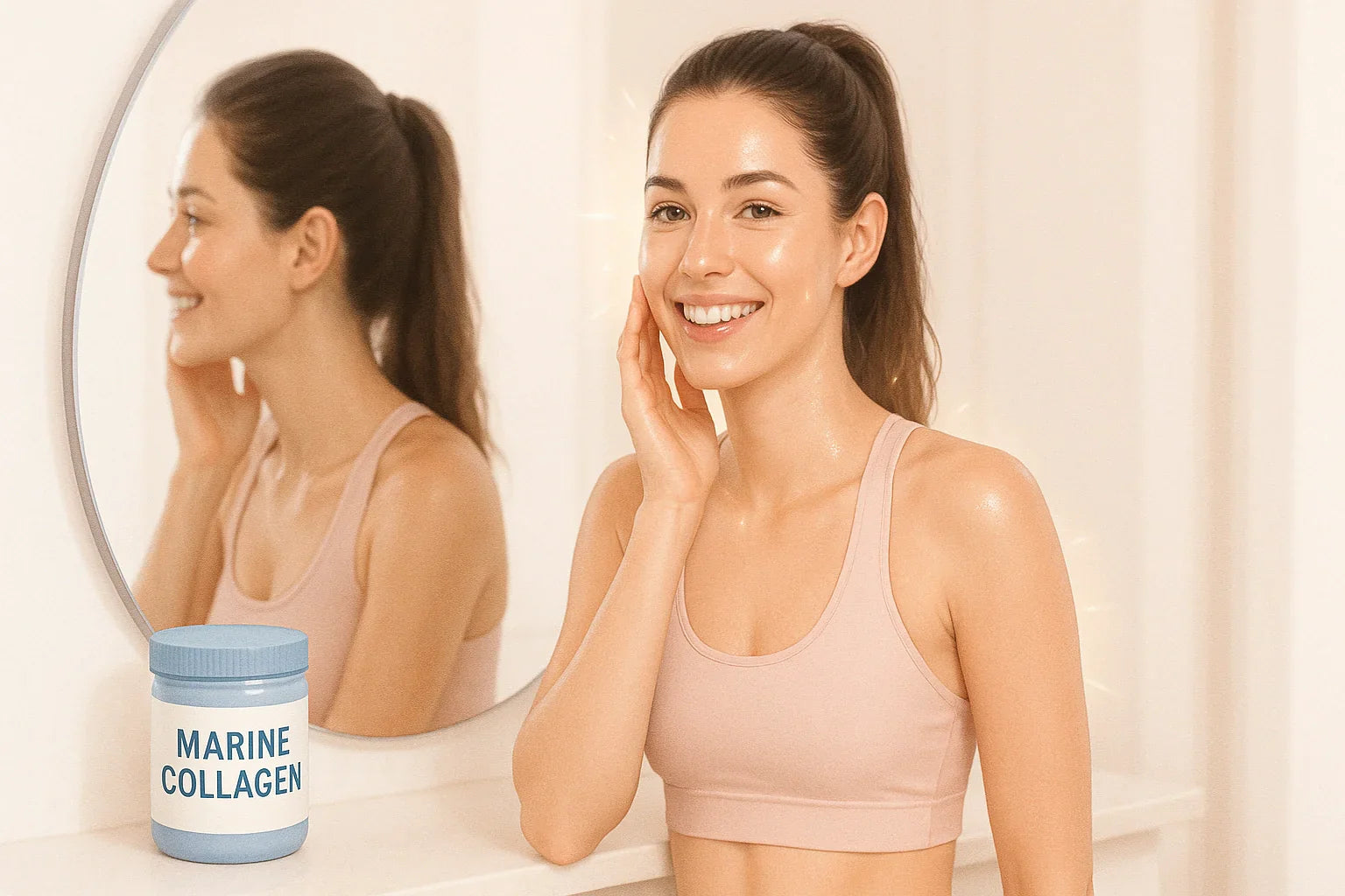 Collagène et peau : le supplément qui aide aussi les sportifs